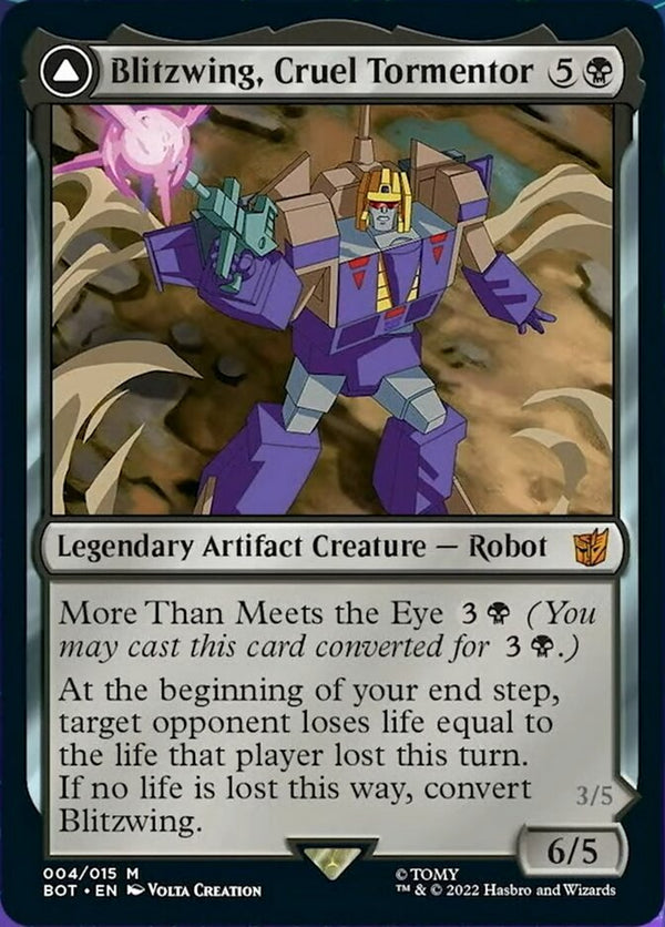 Blitzwing, Cruel Tormentor // Blitzwing, Adaptive Assailant (BOT-004) - Transformers: (convertdfc)