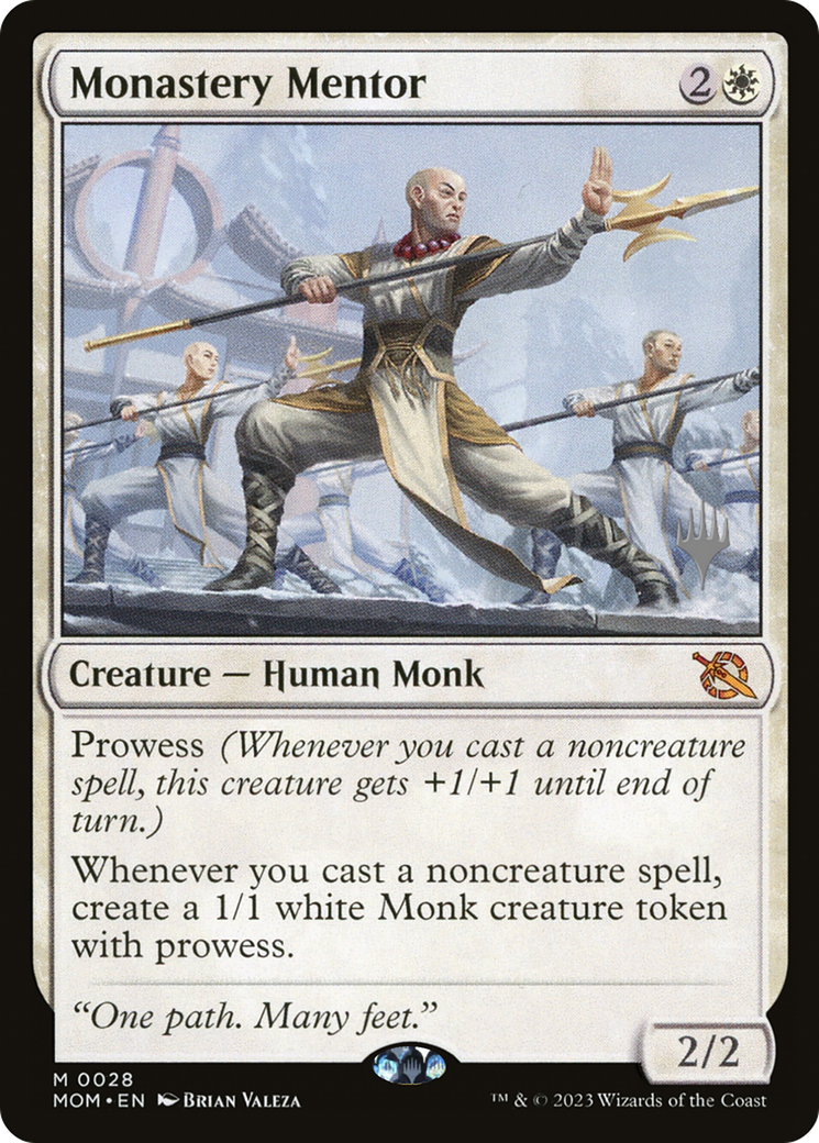 Monastery Mentor (PPMOM-28P) - March of the Machine Promos