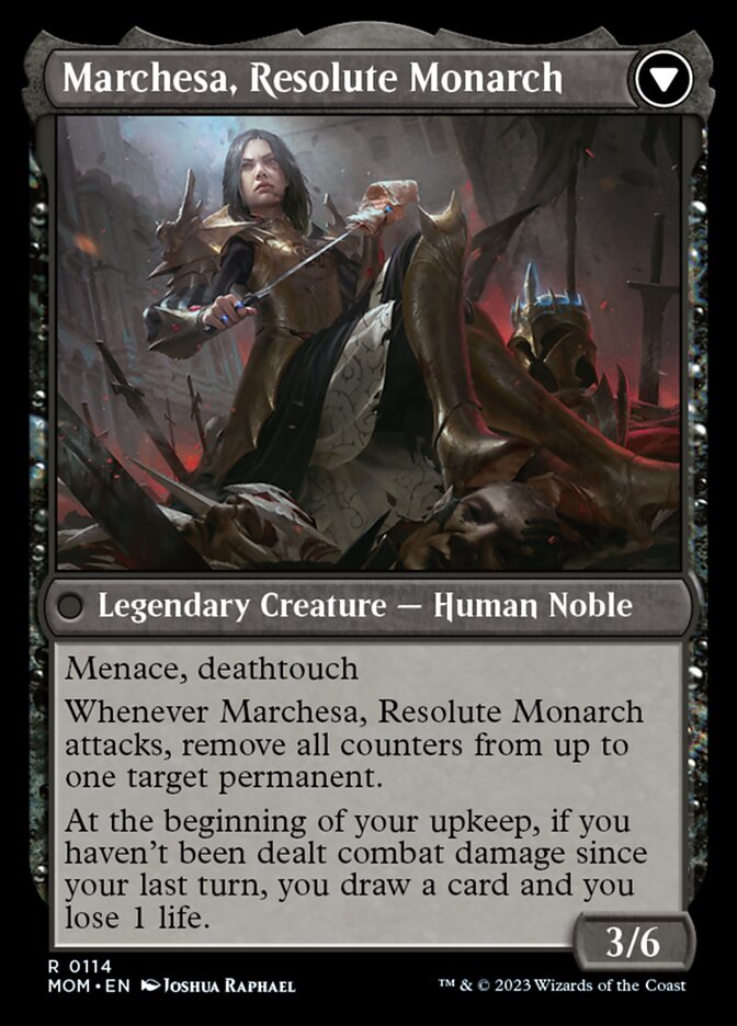 Invasion of Fiora // Marchesa, Resolute Monarch (MOM-114) - March of the Machine