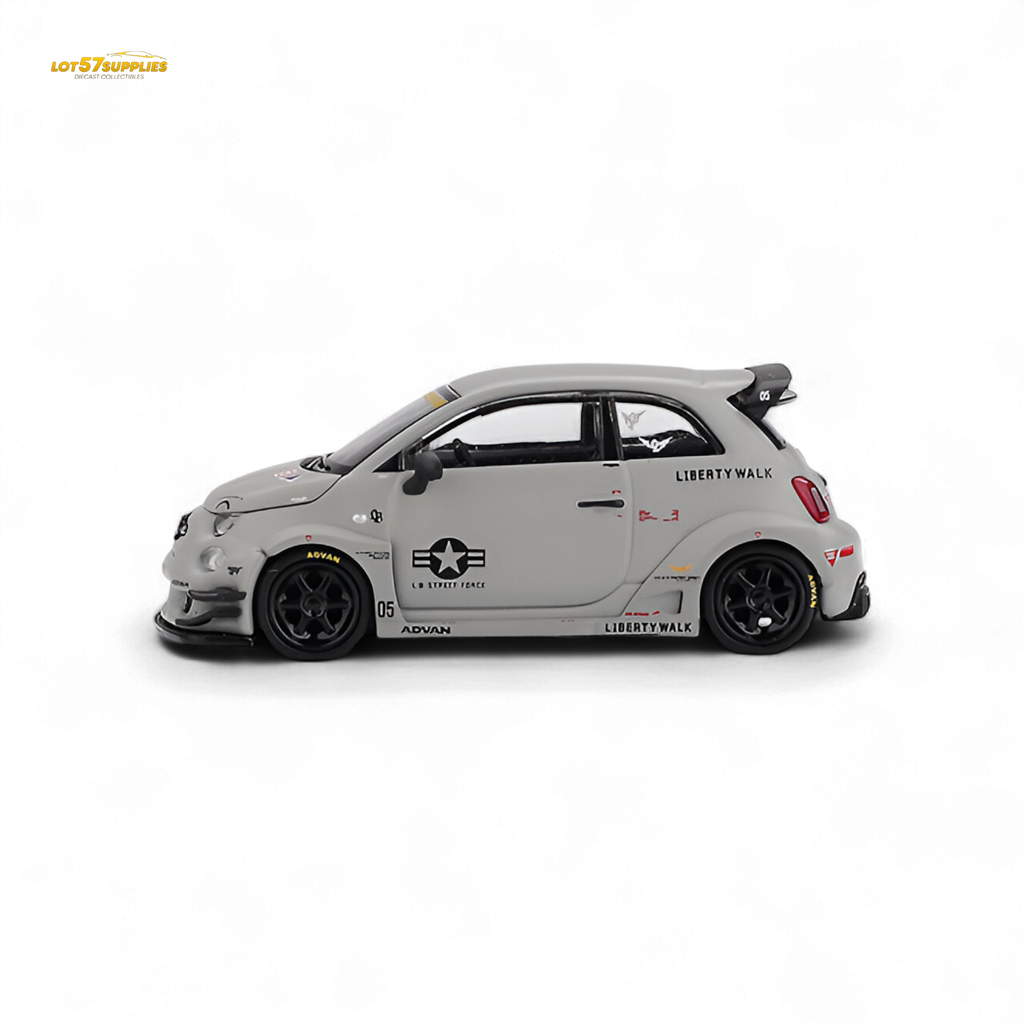 Mini-GT Abarth 595 LB-WORKS x Abas Works Grey MGT00995 1:64
