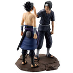 Naruto Shippuden Sasuke and Itachi Uchiha Red Eyes Reflecting the Heart Masterlise Ichibansho Statue - Collectors World Toys
