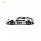 MicroTurbo Custom 180SX - Pandem Rocket Bunny White 1:64 - Collectors World Toys