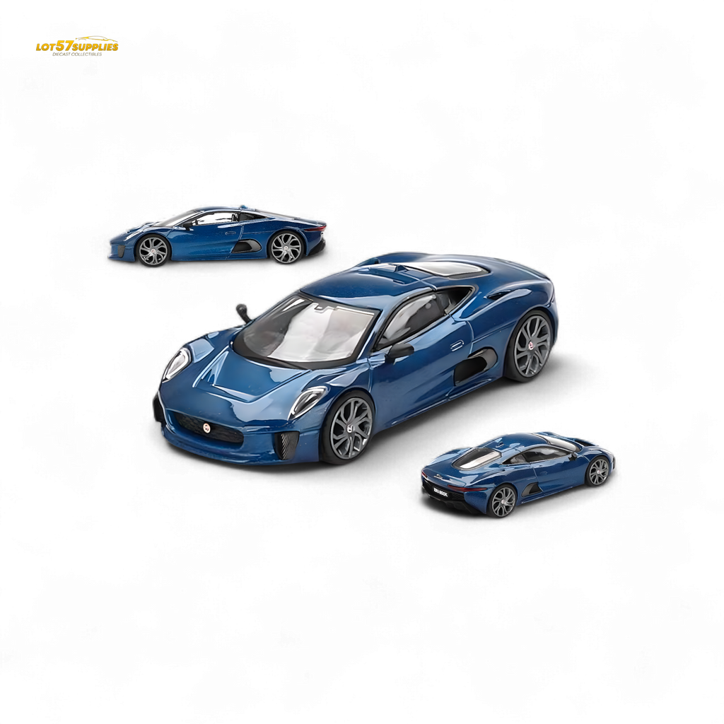 Mini-GT Jaguar C-X75 Blue #884 1:64 MGT00884 - Collectors World Toys
