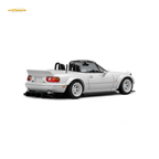 (Pre-Order) Microturbo Custom MX5 Rocket Bunny - Metallic White 1:64 - Collectors World Toys