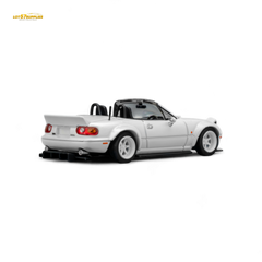 (Pre-Order) Microturbo Custom MX5 Rocket Bunny - Metallic White 1:64 - Collectors World Toys