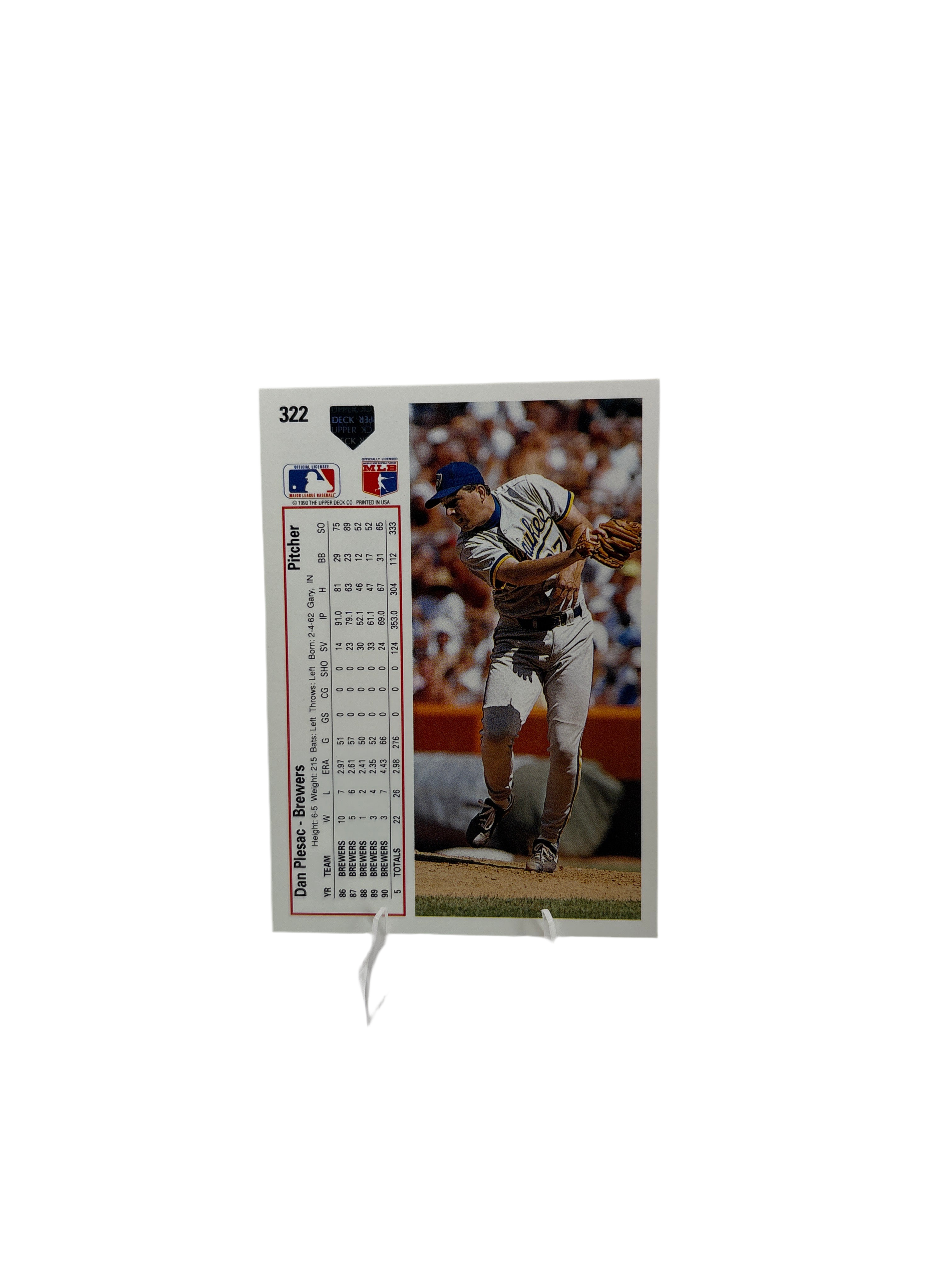 Upper Deck Dan Plesac