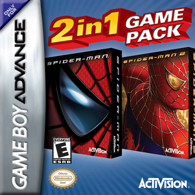 2 In 1 Game Pack: Spider-Man / Spider-Man 2 (Gameboy Advance) Main image