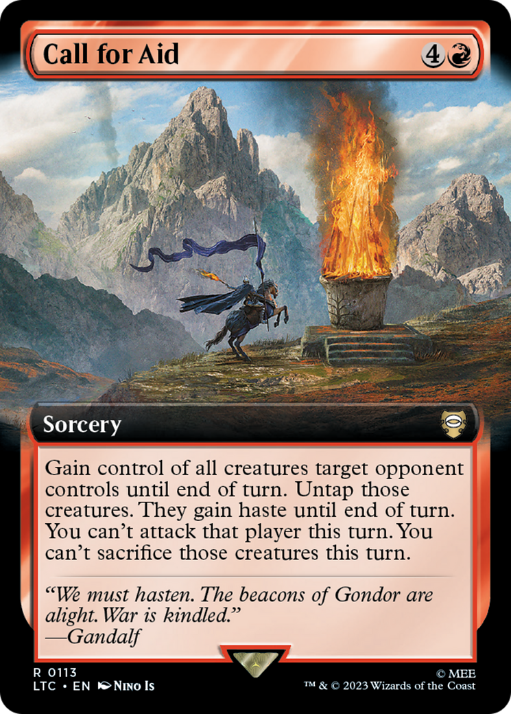 Call for Aid (LTC-113) - Tales of Middle-earth Commander: (Extended Art)