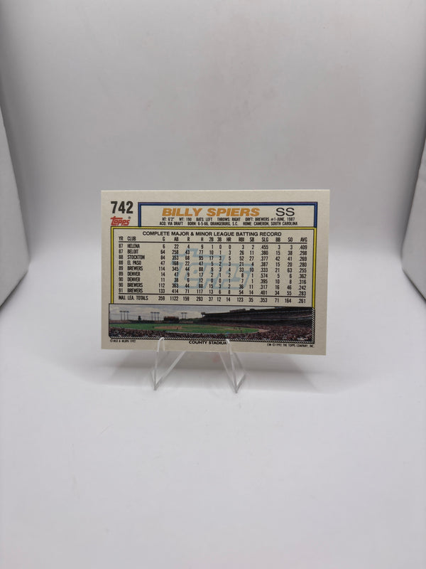 Topps Billy Spiers