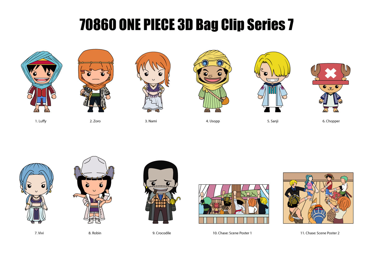 One Piece 3D Foam Bag Clip, Series 7 Blind Bag Secondary image