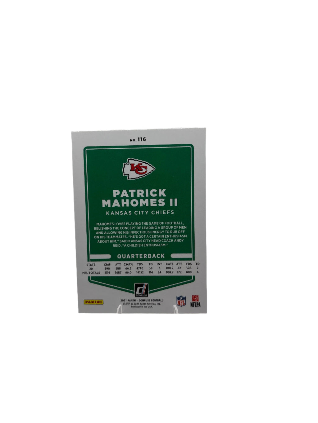 Donruss Patrick Mahomes II