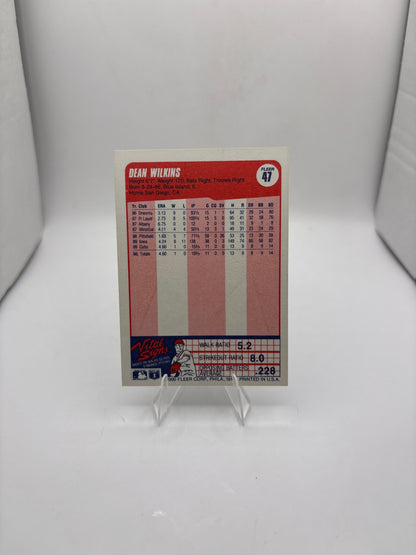 Fleer Dean Wilkins