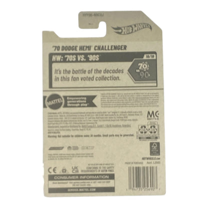 Hot Wheels '70 Dodge Hemi Challenger - HW: '70s VS. '80s Series 10/10