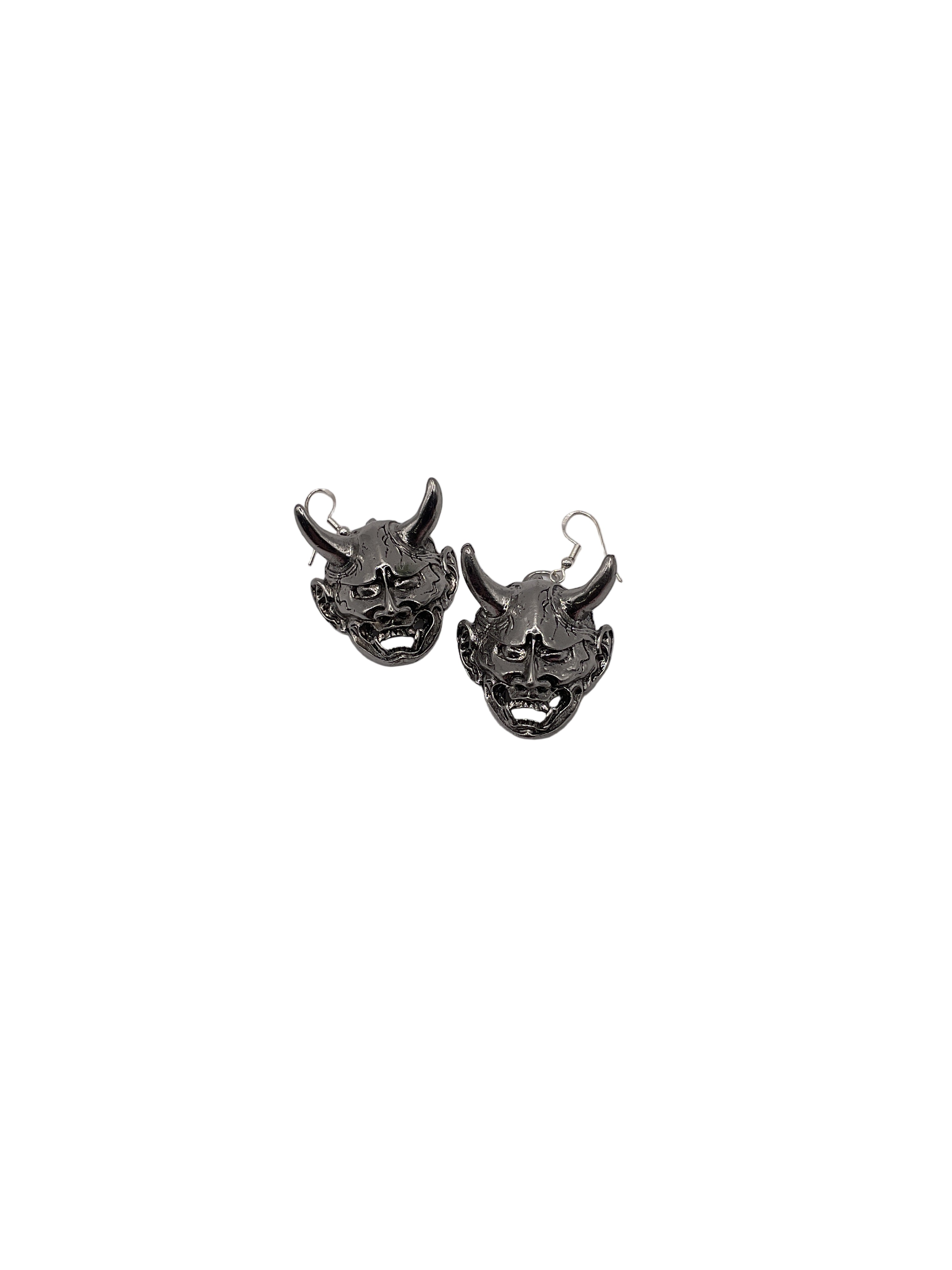 Hannya Mask Earrings
