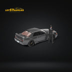 (Pre-Order) Mini-GT Nissan Skyline R32 Nismo Gunmetal With Matsuda Figure #869 1:64 MGT00869 - Collectors World Toys