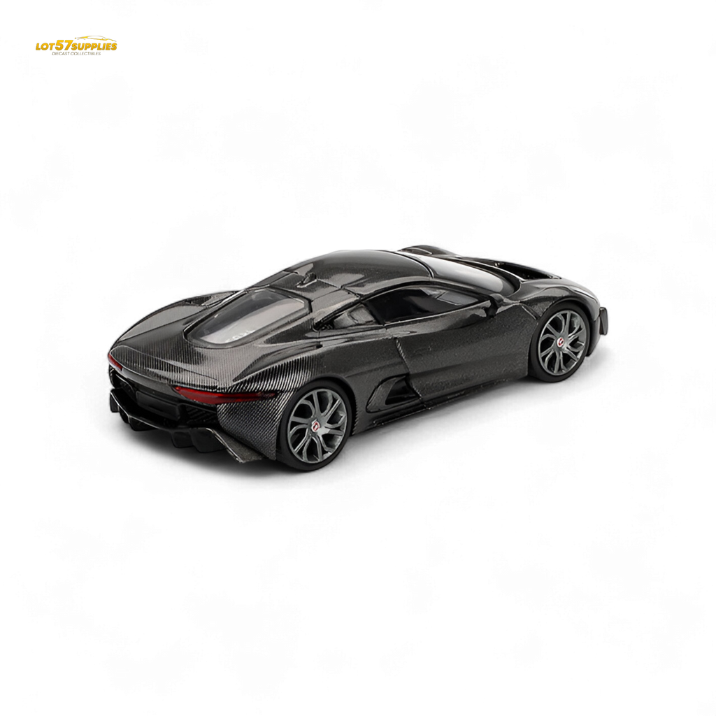 Mini-GT Jaguar C-X75 Test Car - Carbon Fiber #997 1:64 MGT00997