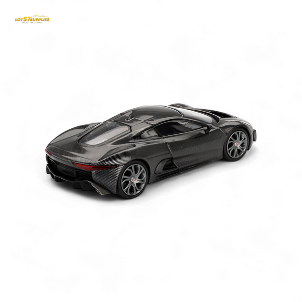 Mini-GT Jaguar C-X75 Test Car - Carbon Fiber #997 1:64 MGT00997
