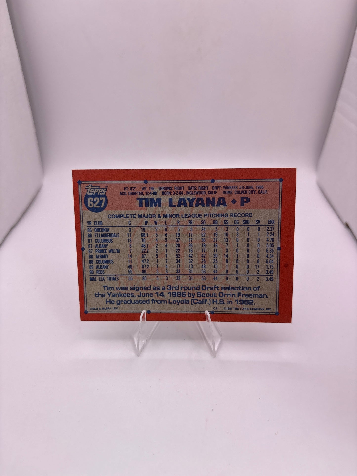 Topps Tim Layana