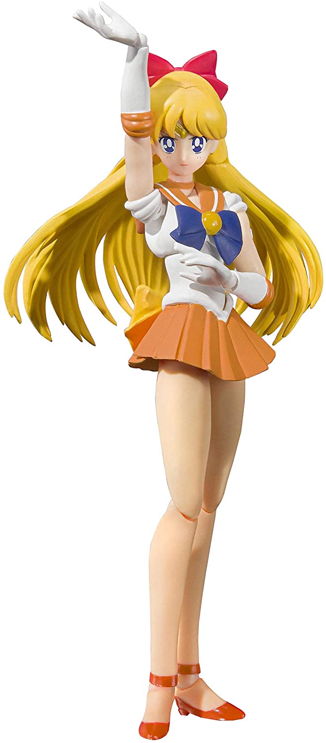 Sailor Venus -Animation Color Edition- "Pretty Guardian Sailor Moon", Bandai Tamashii Nations S.H. Figuarts Figure Main image