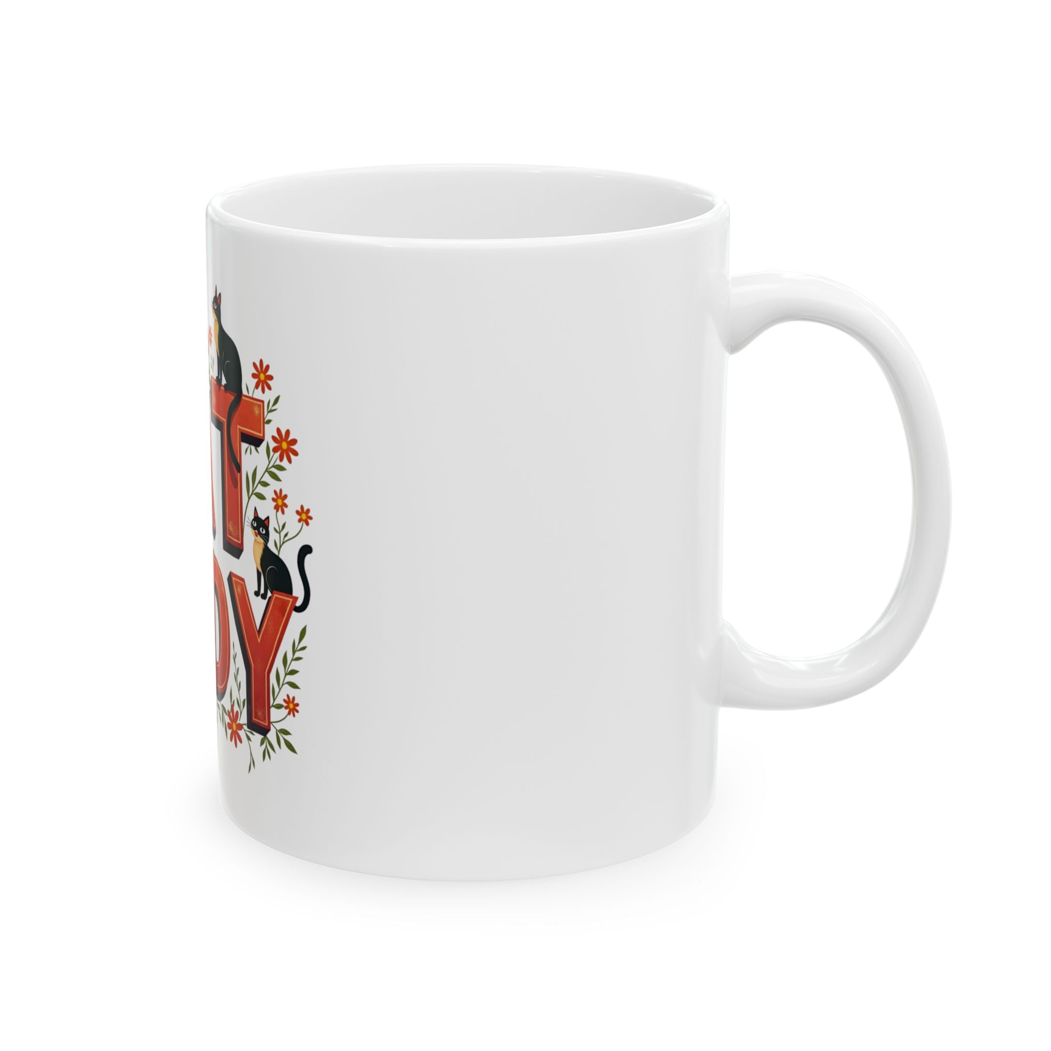 Cat Lady Ceramic Mug -