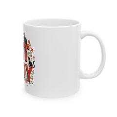 Cat Lady Ceramic Mug -
