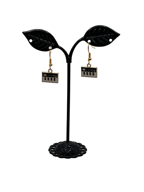 Musical instruments and note earrings