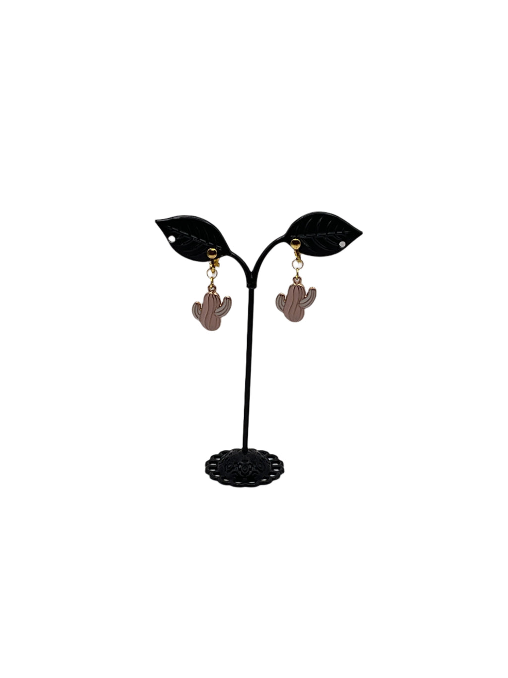 Pink Cactus earrings