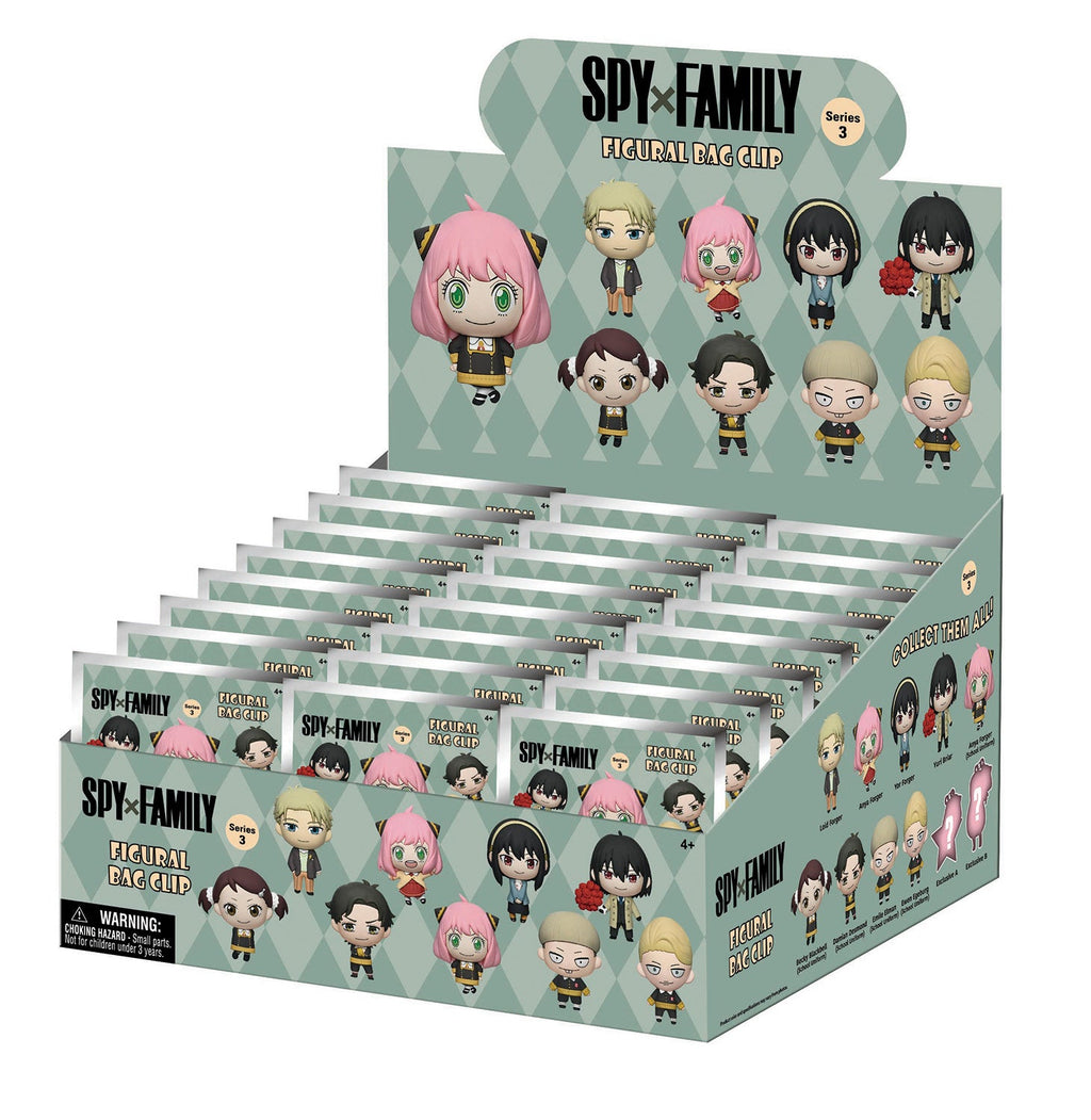 Spy x Family 3D Foam Bag Clip, Series 3 Blind Bag