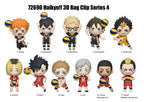 Haikyuu!! 3D Foam Bag Clip, Series 4 Blind Bag