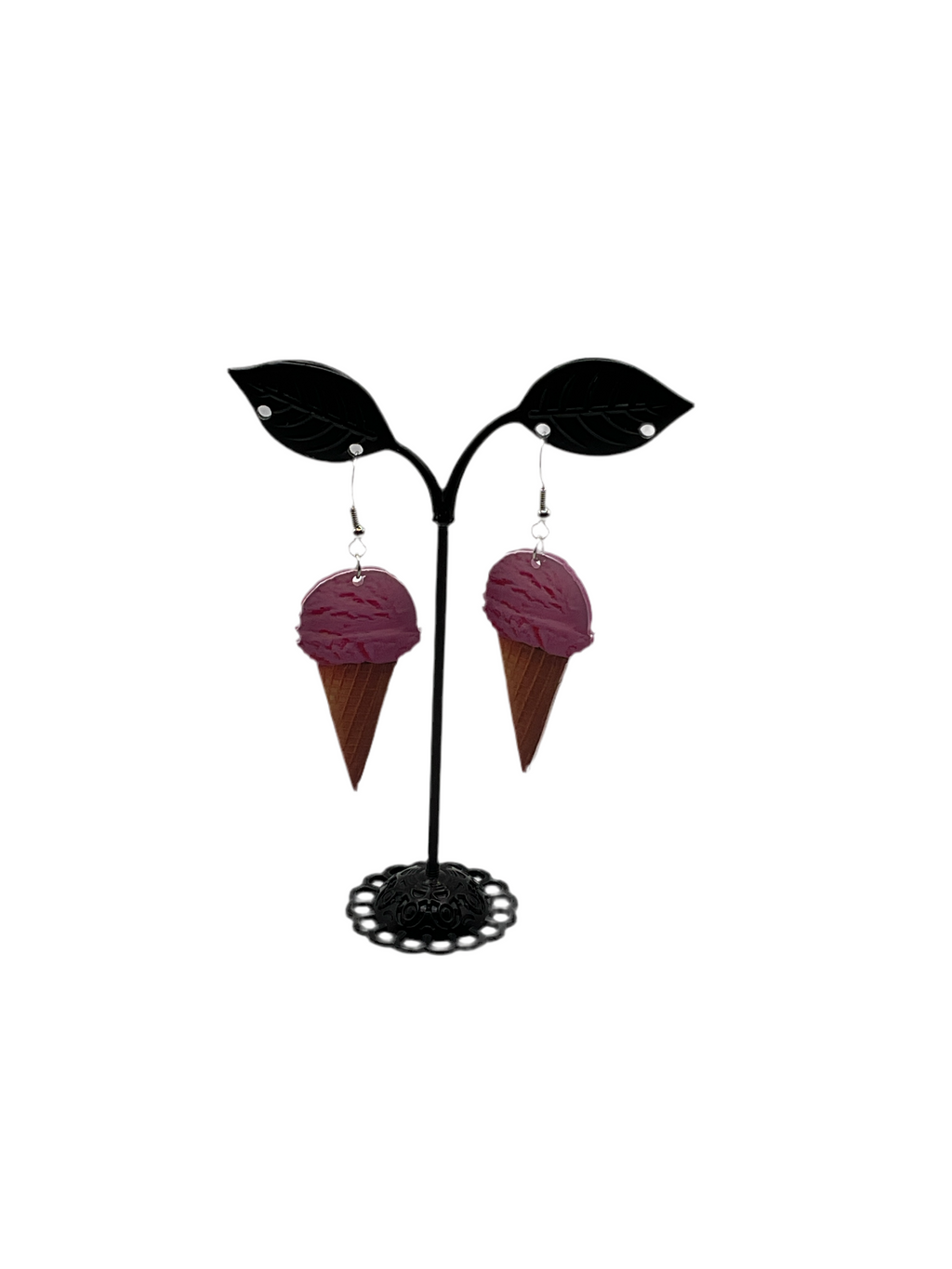 Ice cream cone earrings - Collectors World Toys