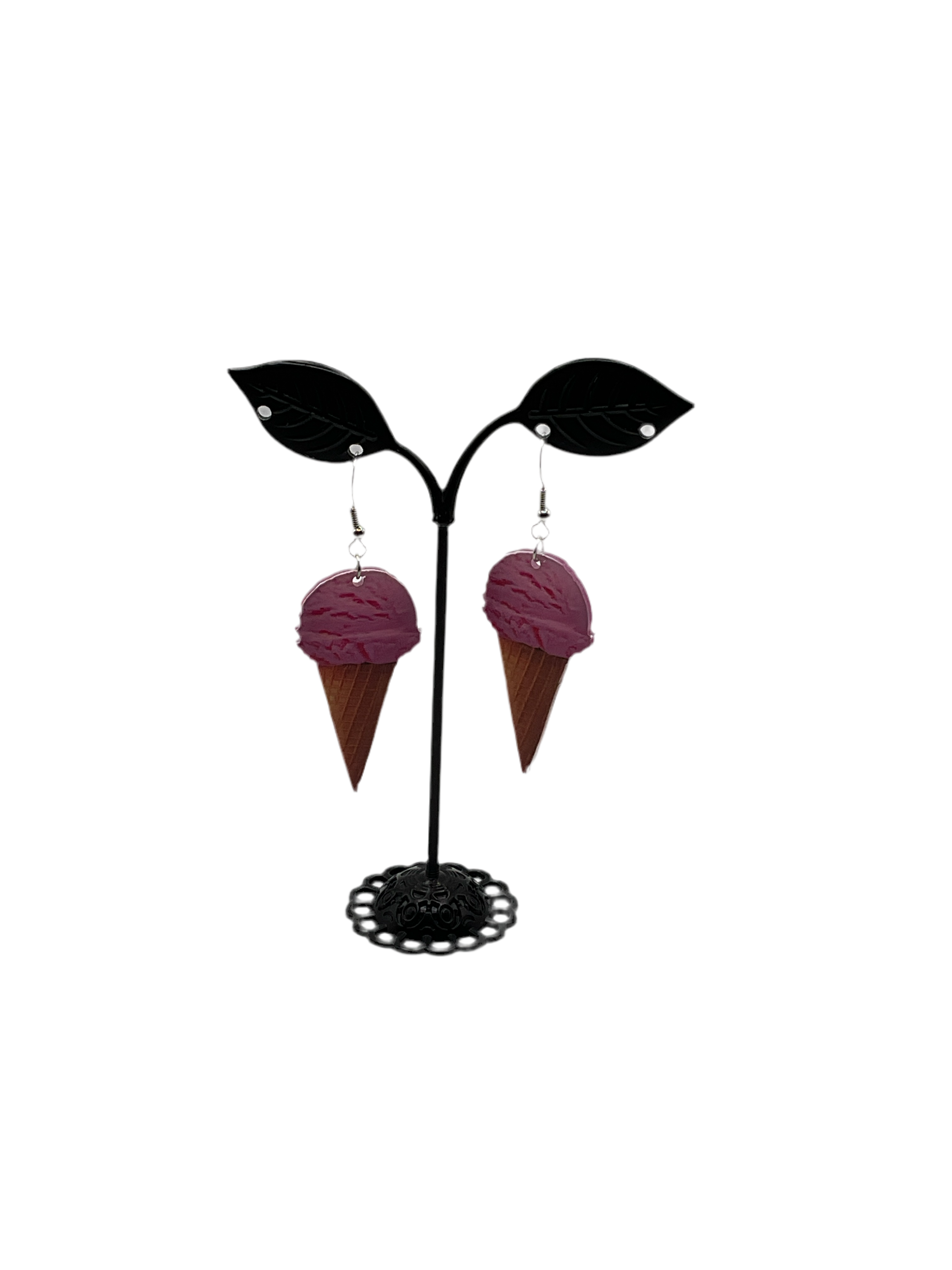 Ice cream cone earrings - Collectors World Toys