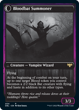 Voldaren Bloodcaster // Bloodbat Summoner (DBL-404) - Innistrad: Double Feature: (Double Faced Transform)