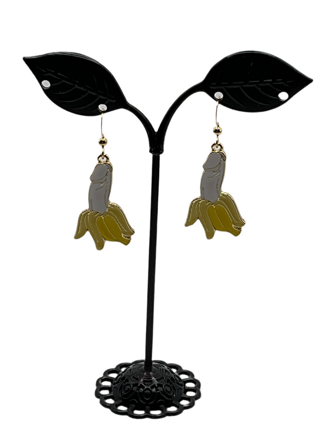 Penis banana earrings Hover Image