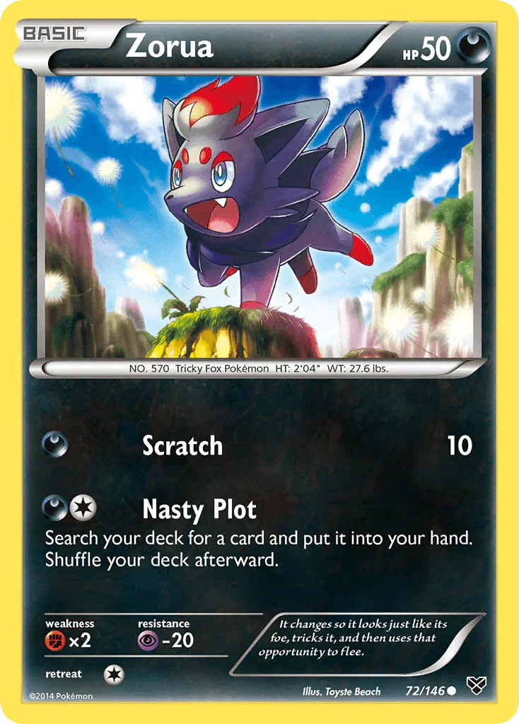 Zorua (72/146) [XY: Base Set] Main image