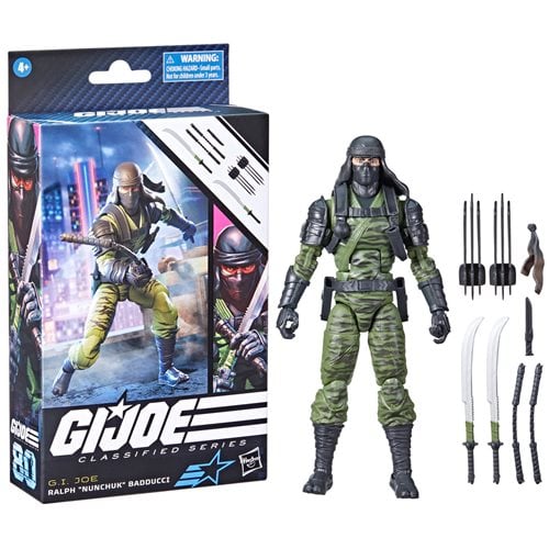 G.I. Joe Classified Series 6-Inch Action Figure - Select Figure(s) Ralph "Nunchuk" Badducci
