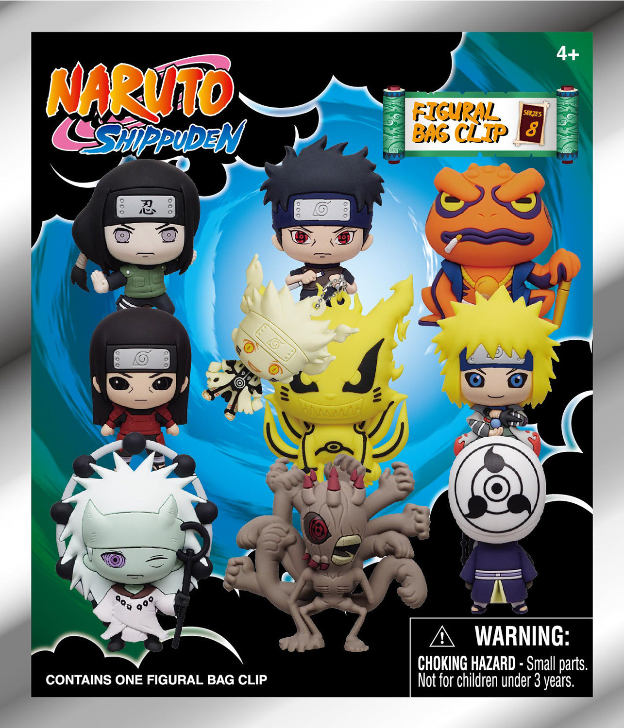 Naruto 3D Foam Bag Clip, Series 8 Bling Bag Main image