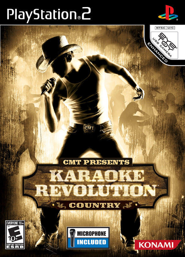 Karaoke Revolution Country w/ Microphone (Playstation 2) Main image