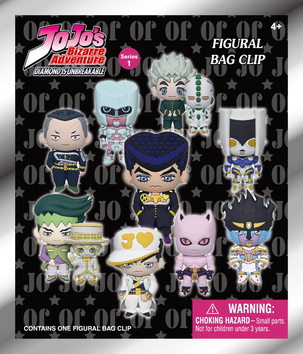 Jojo’s Bizarre Adventure 3D Foam Bag Clip, Series 3 Blind Bag