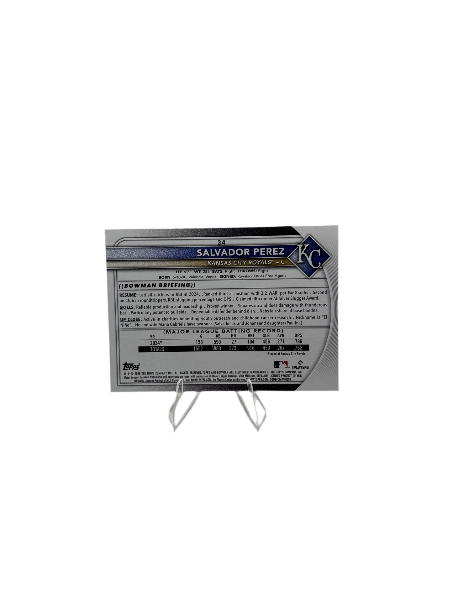 Bowman Salvador Perez