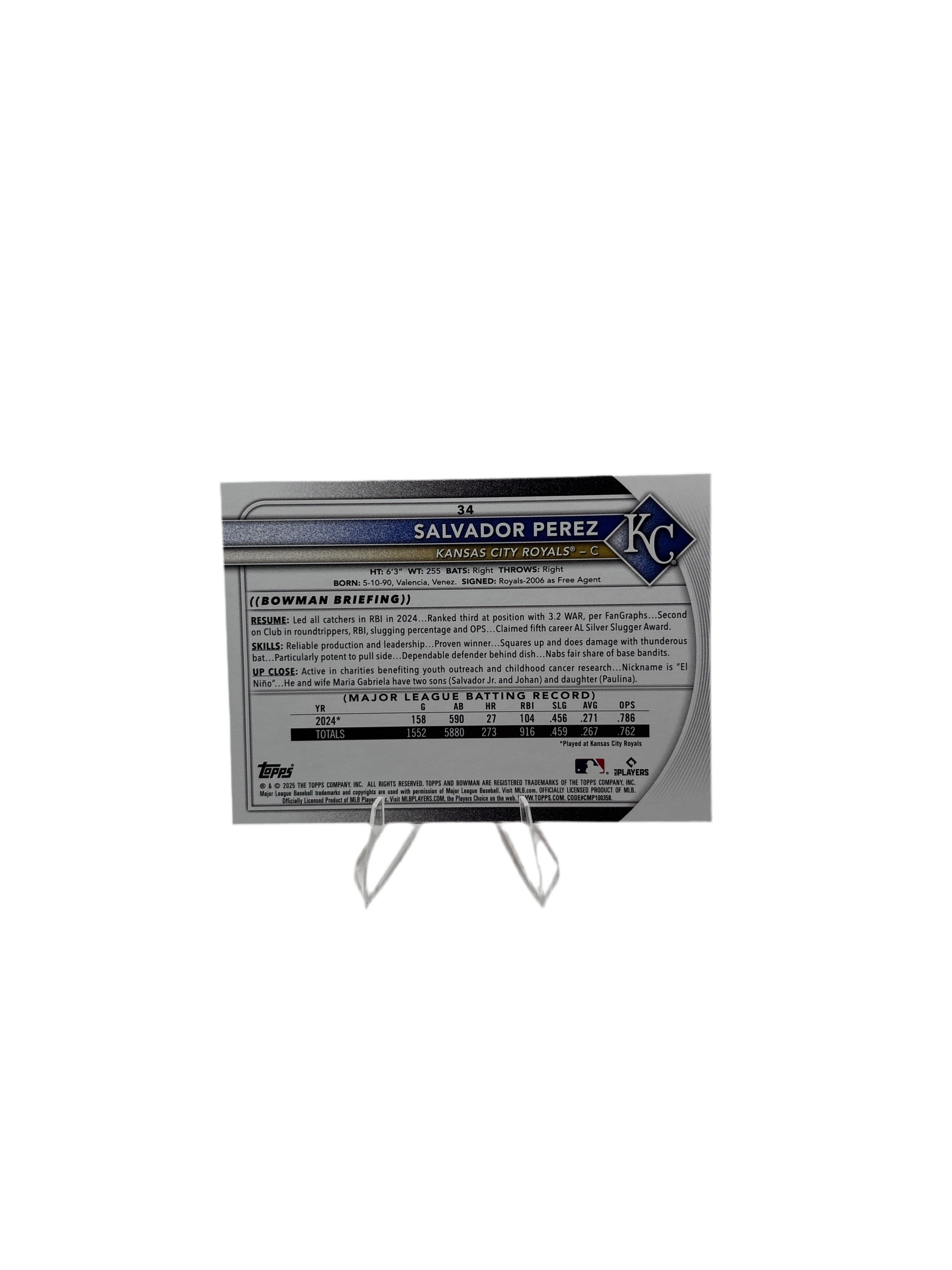 Bowman Salvador Perez