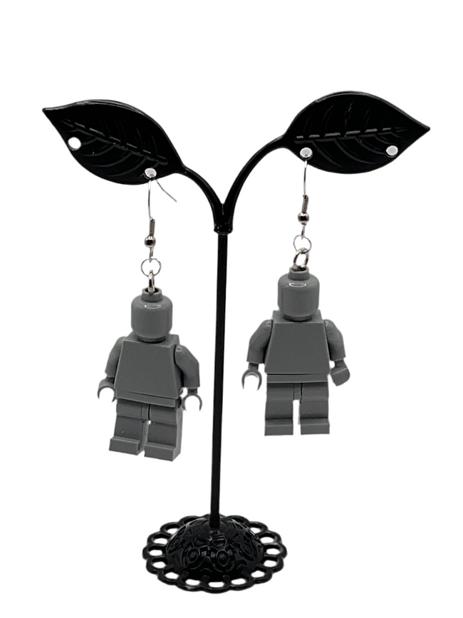 Gray Man earrings Hover Image