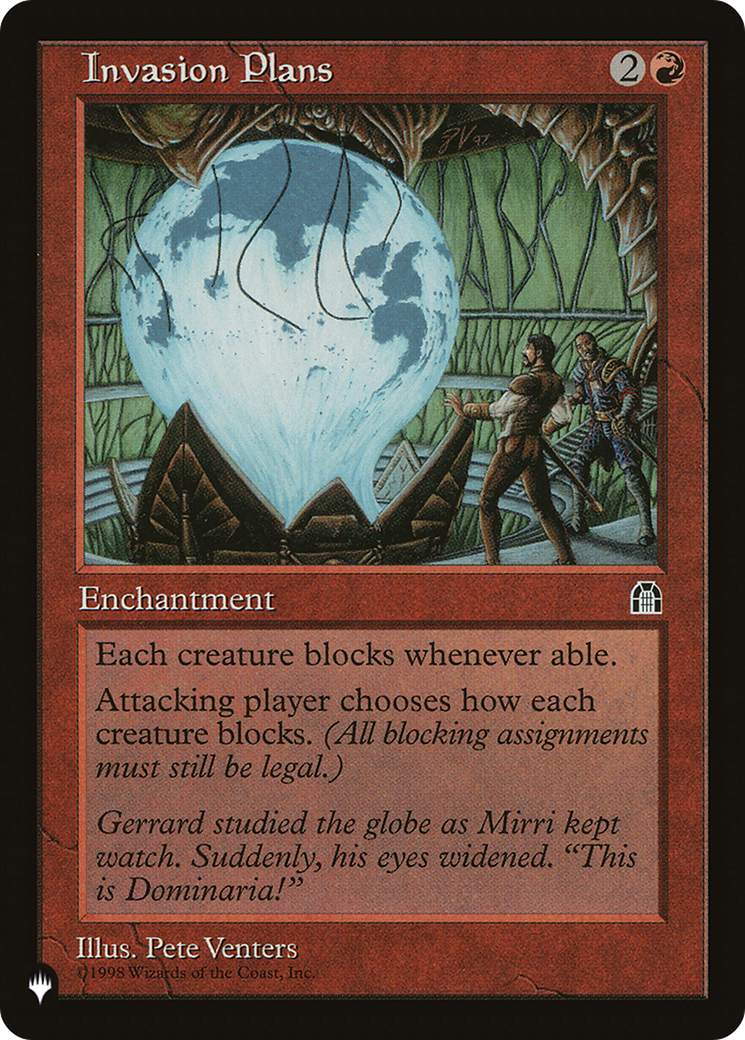 Invasion Plans (LIST-STH-89) - The List