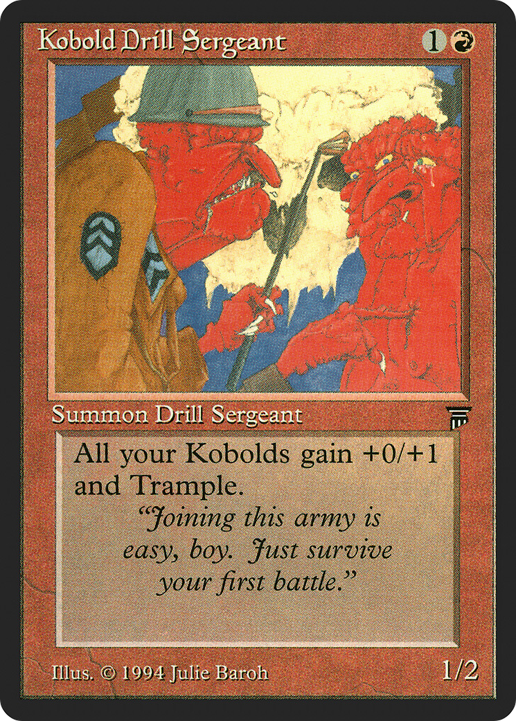 Kobold Drill Sergeant (LEG-154) - Legends