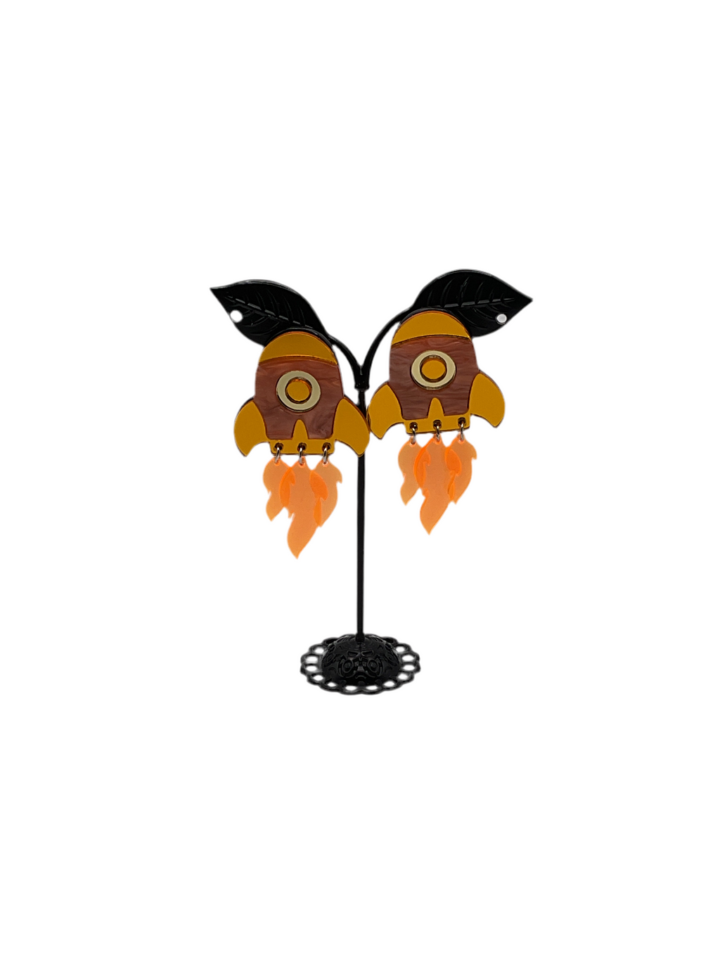 Rocket Ship Earrings