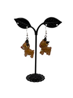 Glittery Christmas Earrings