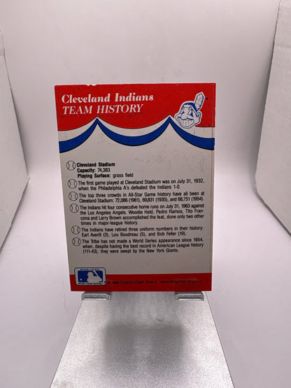 Fleer Cleveland Indians Baseball Sticker