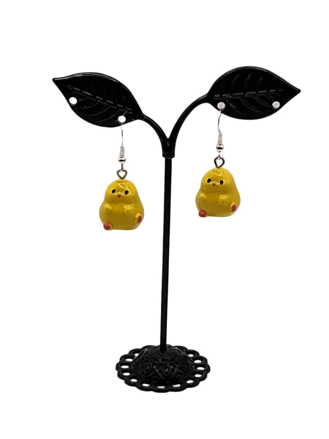 Dancing chick earrings Hover Image
