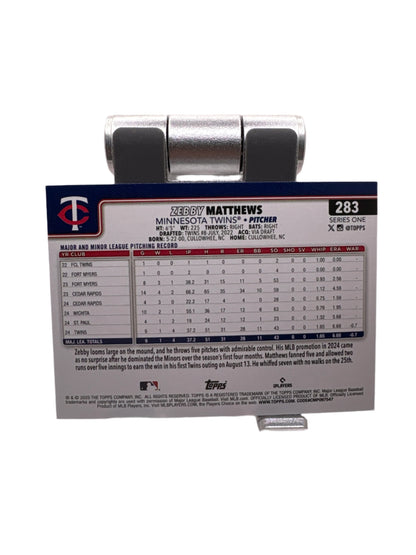 Topps Zebby Matthews