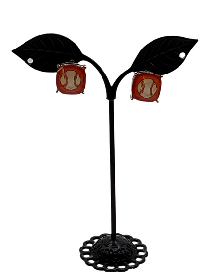 Baseball Earrings