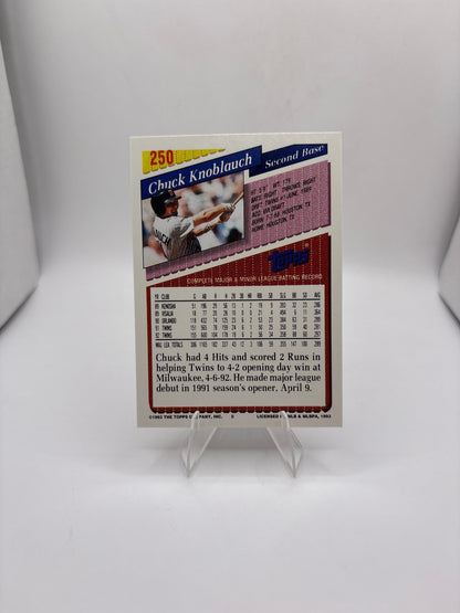 Topps Chuck Knoblauch